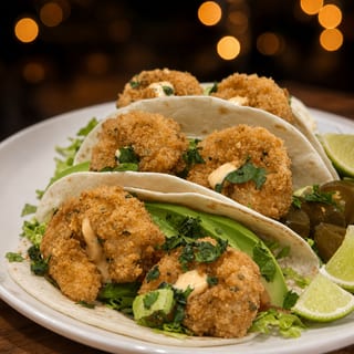 Shrimp "Po' Boy" Style Taco